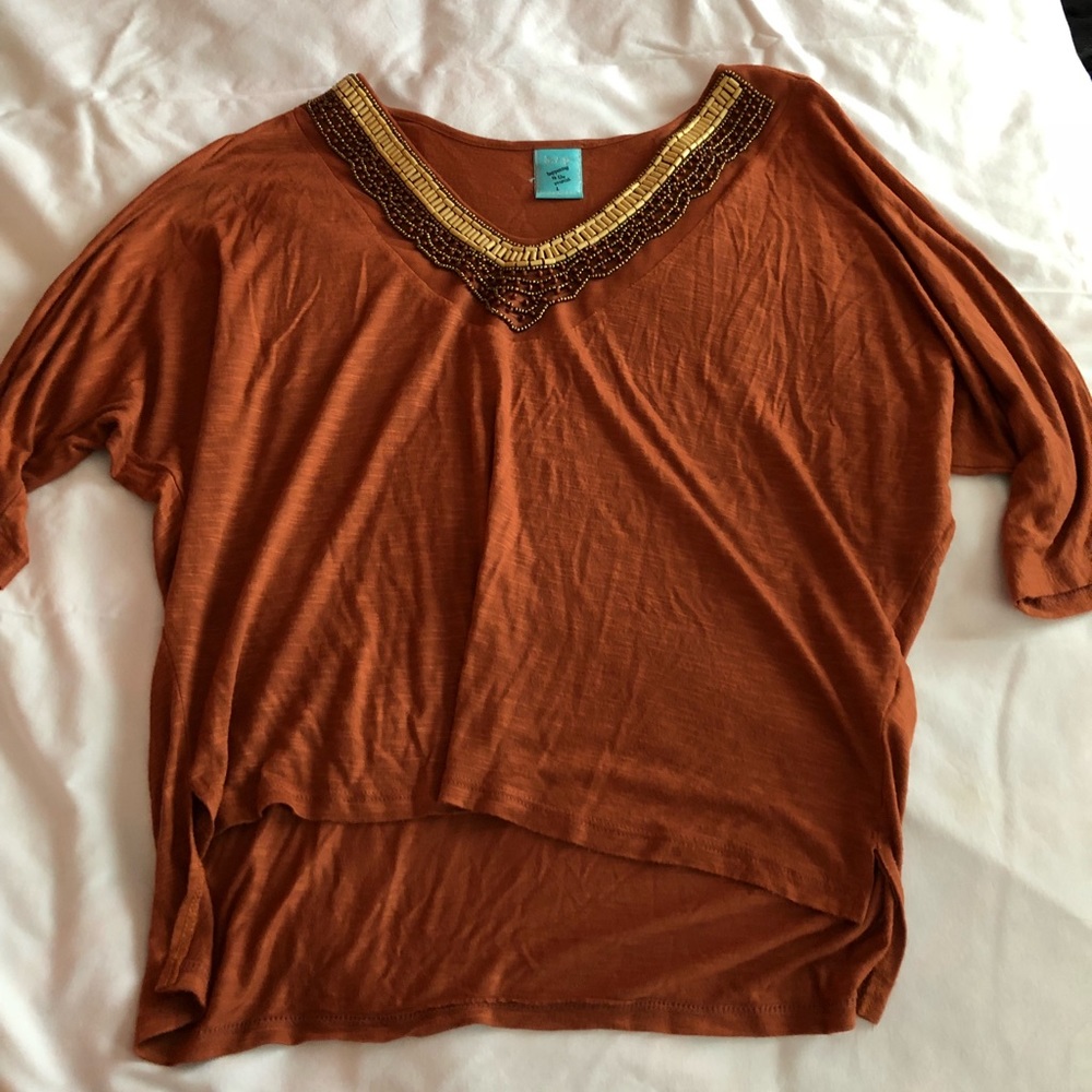 Burnt orange top